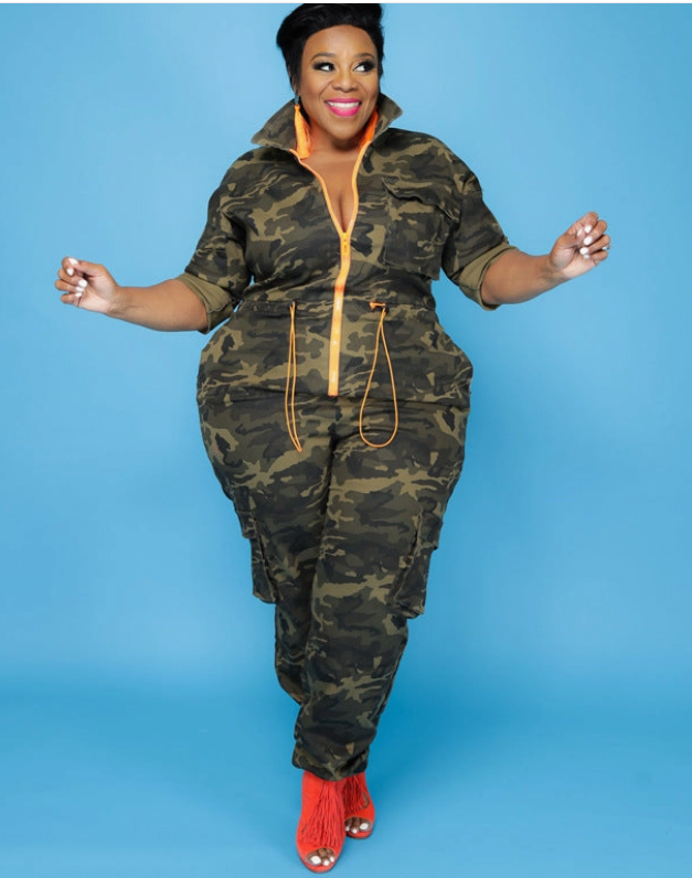 Women s camo jumpsuit