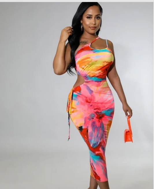 Women's multi-color dress